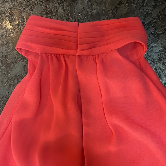 Zara coral high neck dress! Sz L - Picture 4 of 10